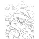 Set pictura pe panza pentru copii 20x25 "Grinch" 6 culori si pensula 7040