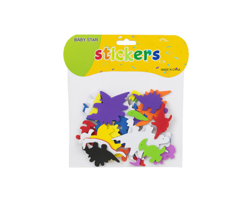 Наклейка для творчества, из фоамирана "Динозавры"