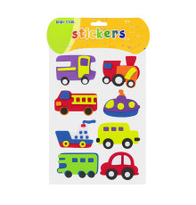 Autocolante pentru creatie, din foamiran "Transport"