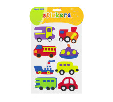 Autocolante pentru creatie, din foamiran "Transport"