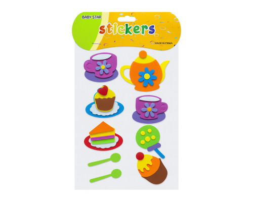 Наклейка для творчества, из фоамирана "Чаепитие"
