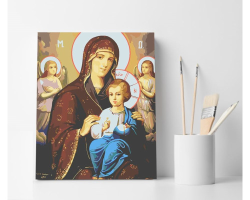 Set pictură pe numere 40*50 "Maica Domnului Odighitria" 4723