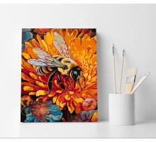 Set pictură pe numere 40*50 "Albina pe floare" 4324