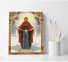Set pictură pe numere 40*50 "Acoperământul Maicii Domnului" 4183