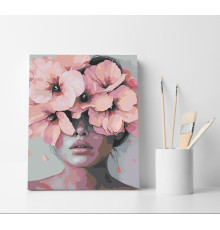 Set pictură pe numere 40*50 "Văl florali" 4325