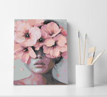 Set pictură pe numere 40*50 "Văl florali" 4325