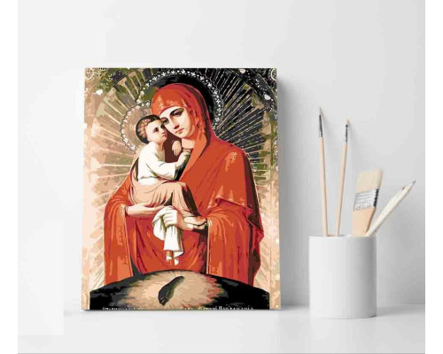 Set pictură pe numere 40*50 "Maica Domnului de la Poceaevi" 3344