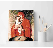 Set pictură pe numere 40*50 "Maica Domnului de la Poceaevi" 3344