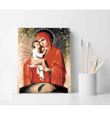 Set pictură pe numere 40*50 "Maica Domnului de la Poceaevi" 3344