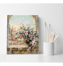 Набор для рисования по номерам 40*50 "Романтичные розы" 4352