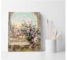 Набор для рисования по номерам 40*50 "Романтичные розы" 4352