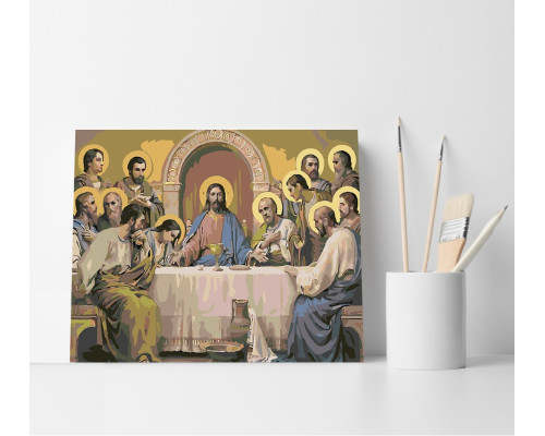 Set pictură pe numere 40*50 "Cina cea de Taină" 4162