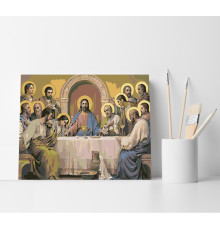 Set pictură pe numere 40*50 "Cina cea de Taină" 4162