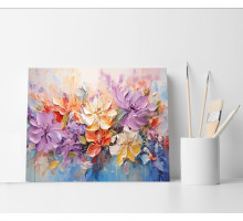 Set pictură pe numere 40*50 "Simfonia Florilor" 6024