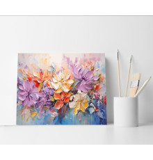 Set pictură pe numere 40*50 "Simfonia Florilor" 6024