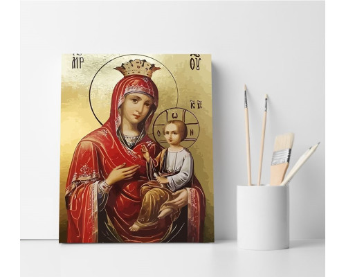 Набор для рисования по номерам 40*50 "Царица Небесная" 6022