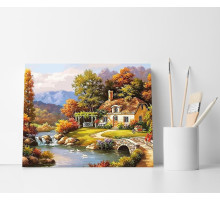 Set pictură pe numere 40*50 "Idilă rurală" 6008
