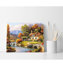 Set pictură pe numere 40*50 "Idilă rurală" 6008