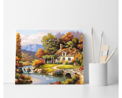 Set pictură pe numere 40*50 "Idilă rurală" 6008