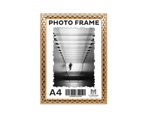 Фоторамка A4 "Gold Diamond" 23мм F2312-G CM*4350