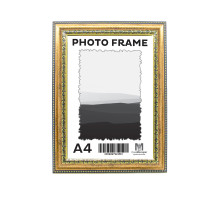 Rama foto A4 aur antic cu ornament 38mm F3803-G CM*4381