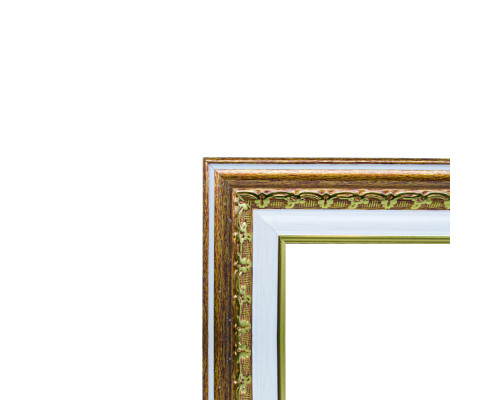 Rama foto A4 Ciocolată aurie cu ornamen 40mm F4014-1176 CM*4412