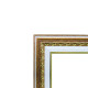 Rama foto A4 Ciocolată aurie cu ornamen 40mm F4014-1176 CM*4412