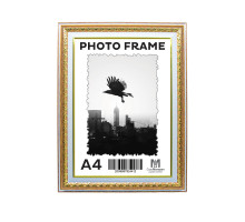Rama foto A4 Ciocolată aurie cu ornamen 40mm F4014-1176 CM*4412