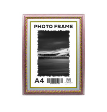 Rama foto A4 Prună înghețată cu ornament 40mm F4014-516 CM*4429