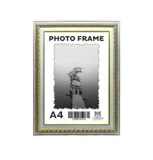 Rama foto A4 Castan cenușiu cu ornament 40mm F4014-2622 CM*4443