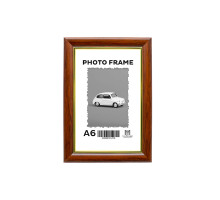 Фоторамка A6 (10*15) c ножкой-подставкой, темное дерево17мм F1701-02* CM*2158