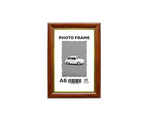 Фоторамка A6 (10*15) c ножкой-подставкой, темное дерево17мм F1701-02* CM*2158