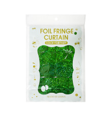 Ploaie strălucitoare holografic pentru perete zonă foto,dreptunghiuri, verde (10)