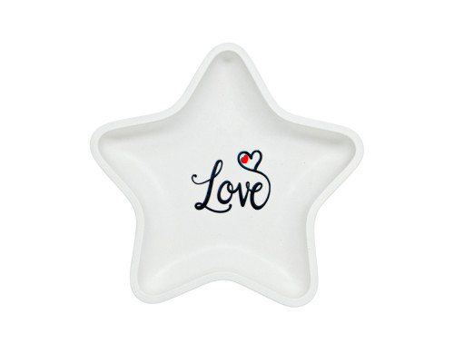 Подставка гипсовая "Звезда" с надписью, 15*15*2,5 см CM*