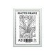 Rama foto A5 (15*20) cu suport, alb cu margina mărgele 19мм F1917-15G CM*5004