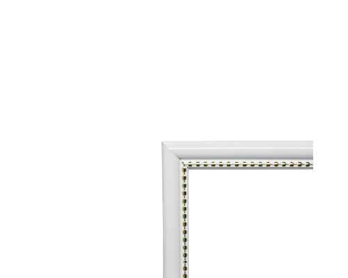 Rama foto A3, alb cu margina mărgele 19мм F1917-15G CM*4991