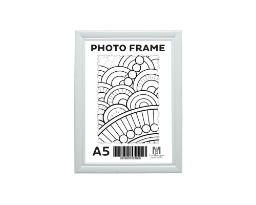 Фоторамка A5 (15*20) c ножкой-подставкой, белая, 17мм F1701-015 CM*4960