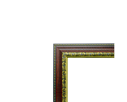 Rama foto A3 mahagon cu ornament auriu 38mm F3803-H CM*4275