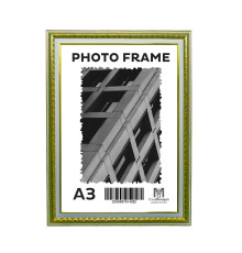 Фоторамка A3 Золотая олива с орнаментом 40мм F4014-603 CM*4282