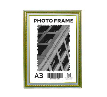 Фоторамка A3 Золотая олива с орнаментом 40мм F4014-603 CM*4282