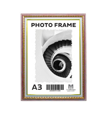Rama foto A3 Prună înghețată cu ornament 40mm F4014-516 CM*4305