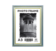 Фоторамка A3 Синий туман с орнаментом 40мм F4014-64 CM*4312