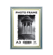 Фоторамка A3 Синий туман с орнаментом 40мм F4014-64 CM*4312