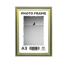 Фоторамка A3 Пепельный каштан с орнаментом 40мм F4014-2622 CM*4329