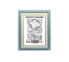 Rama foto A5 (15*20) cu suport Nor albastru cu ornament 40mm F4014-64 CM*4809