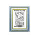 Rama foto A5 (15*20) cu suport Nor albastru cu ornament 40mm F4014-64 CM*4809