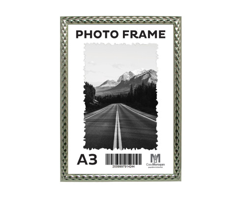 Фоторамка A3 "Silver Diamond" 23мм F2312-S CM*4244