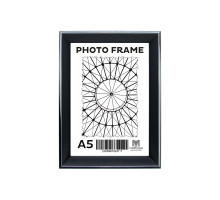 Rama foto A5 (15*20) cu suport negru cu dungă argintie 20 mm F2034-014 CM*4717
