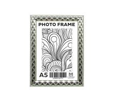 Фоторамка A5 (15*20) c ножкой-подставкой "Silver Diamond" 23мм F2312-S CM*4731