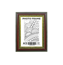 Rama foto A5 (15*20) cu suport mahagon cu ornament auriu 38mm F3803-H CM*4762